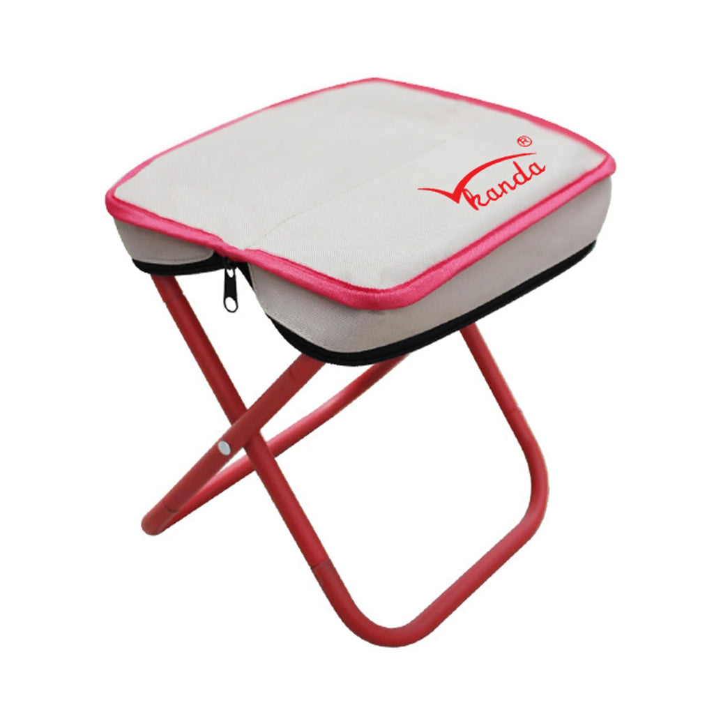 Pocket Chair- White & pink