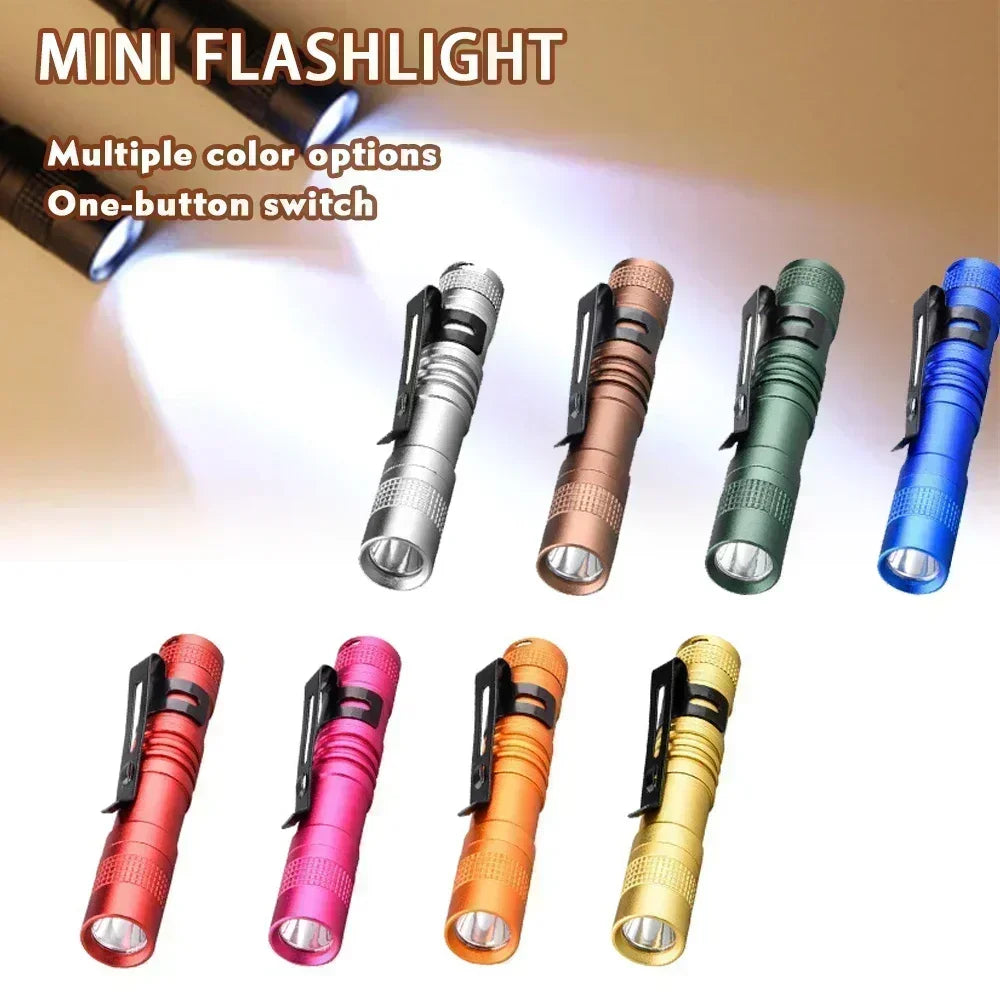 Portable Mini LED Pen Flashlight